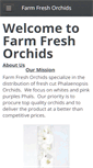 Mobile Screenshot of farmfreshorchids.com
